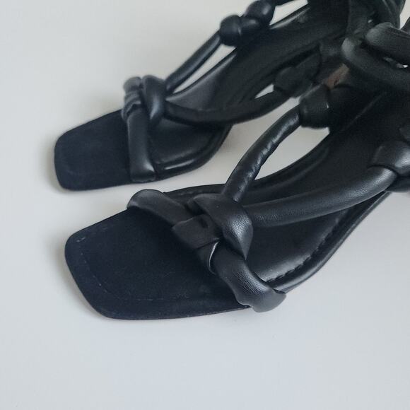 Lafayette 148 New York Delphine Leather Sandals - Picture 2 of 10